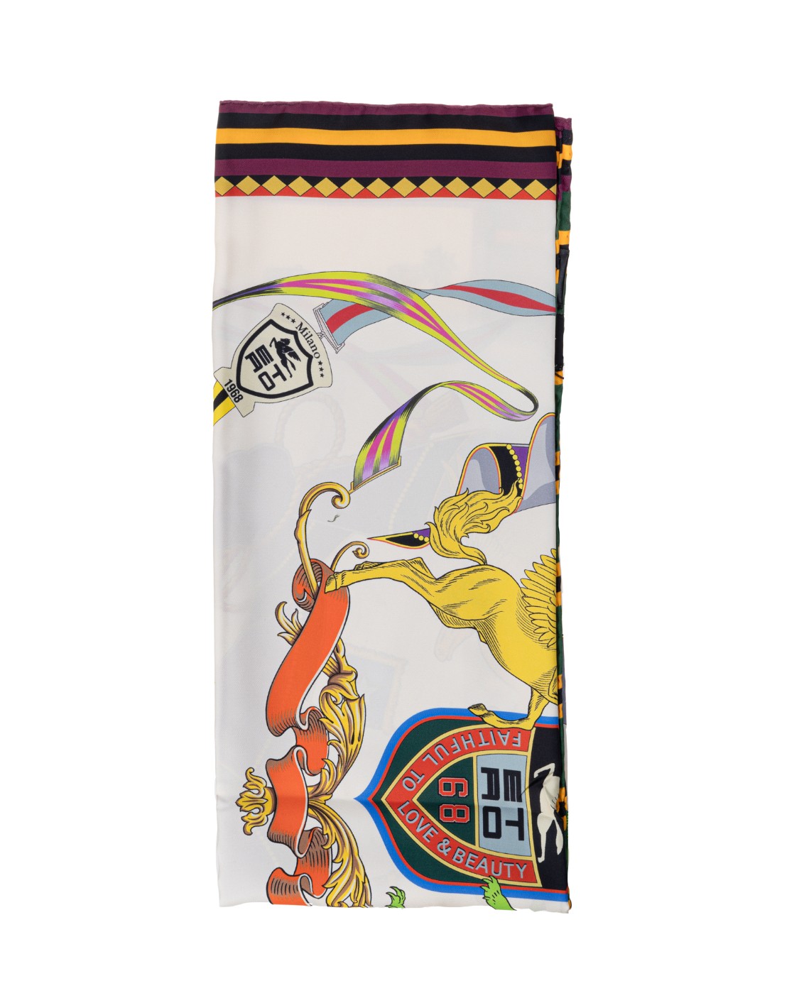 shop ETRO  Foulard: Etro foulard in seta con stampa Pegaso.
Dimensioni: 90 cm x 90 cm.
Composizone: 100% seta.
Made in Italy.. 10050 4518-0990 number 3448170